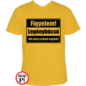 legénybúcsú póló szabad citrom