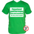 legénybúcsú póló szabad zöld