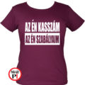 kasszás póló szabály női burgundi