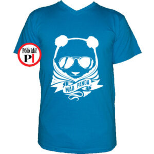 panda póló mad panda vkék