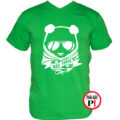 panda póló mad panda zöld
