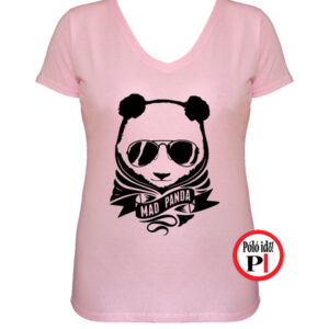 panda póló mad panda női pink