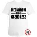 tanár póló megvárom fehér