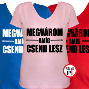 tanár póló megvárom női