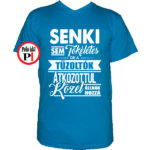 tűzoltó póló tökéletes vkék