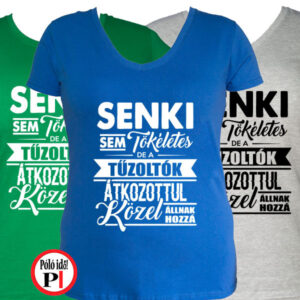 tűzoltó póló tökéletes női