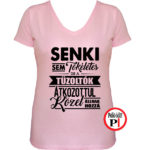 tűzoltó póló tökéletes női pink