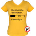 vicces póló hiszti citrom