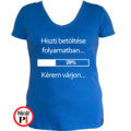 vicces póló hiszti kék