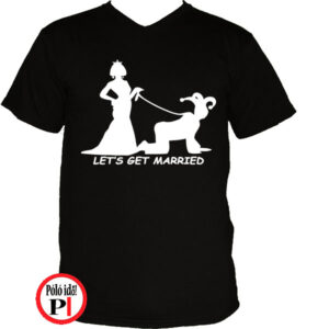 vicces póló married fekete