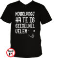 vicces póló mosoly szex fekete