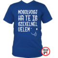 vicces póló mosoly szex kék