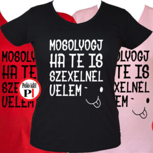vicces póló mosoly szex női