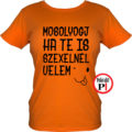 vicces póló mosoly szex női narancs