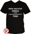 vicces póló öreg tini fekete