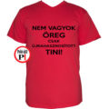vicces póló öreg tini piros