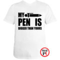 vicces póló pen is fehér
