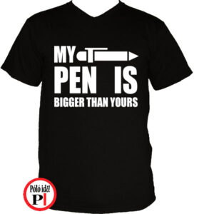 vicces póló pen is fekete