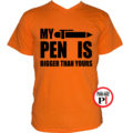 vicces póló pen is narancs