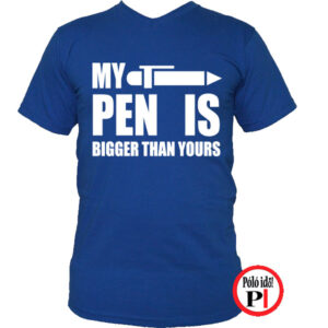 vicces póló pen is kék