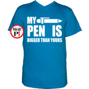 vicces póló pen is vkék