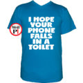 vicces póló toilet phone vkék