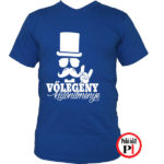 vőlegény póló kölönítmény kék