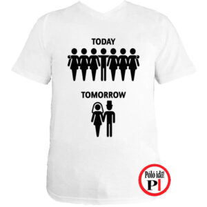 vőlegény póló tomorrow fehér