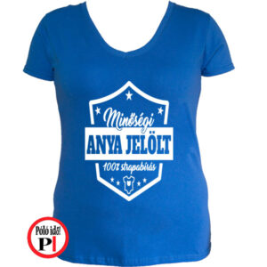 anya póló anya jelölt kék