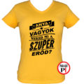 anya póló szuper vagyok citrom