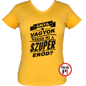 anya póló szuper vagyok citrom