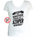 anya póló szuper vagyok fehér