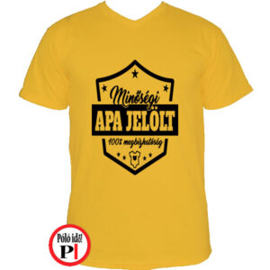 apa póló apa jelölt citrom