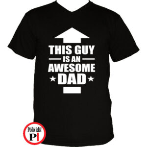 apa póló awesome fekete