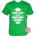 apa póló awesome zöld