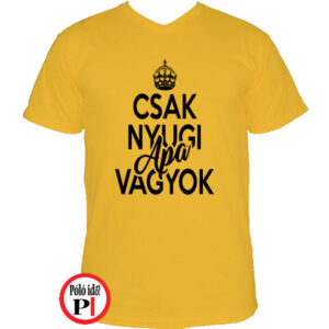 apa póló csak nyugi citrom