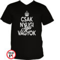 apa póló csak nyugi fekete