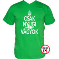 apa póló csak nyugi zöld