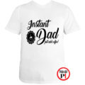 apa póló instant dad fehér