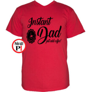 apa póló instant dad piros