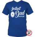 apa póló instant dad kék