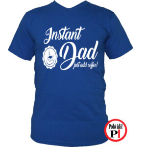 apa póló instant dad kék