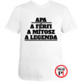 apa póló legenda fehér