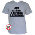apa póló legenda szürke
