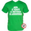 apa póló legenda zöld