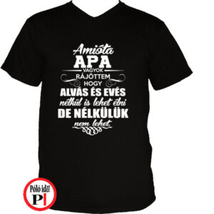 apa póló nélkülük nem fekete