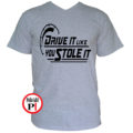 drift póló drive it like u stole it szürke