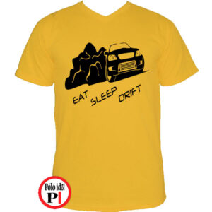 drift póló eat sleep citrom