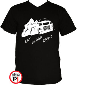 drift póló eat sleep fekete