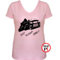 drift póló eat sleep női pink